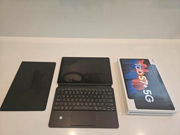 Samsung Tab S7+ 5G 256GB Mystic Black beschikbaar voor biedingen
