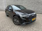 Audi Q3 Sportback 45 TFSI-e S-Line, Auto's, Overige bekleding, Zwart, Hybride Elektrisch/Benzine, Dealer onderhouden