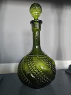 Vintage antieke 50S Vintage Empoli geniefles in groen €89, Antiek en Kunst, Antiek | Glas en Kristal, Ophalen of Verzenden