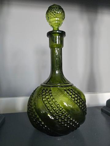Vintage antieke 50S Vintage Empoli geniefles in groen €89 beschikbaar voor biedingen