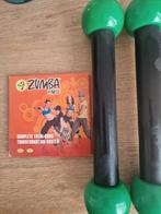 Zumba fitness met accessoires, Cd's en Dvd's, Dvd's | Sport en Fitness, Ophalen of Verzenden, Zo goed als nieuw