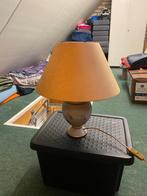 2 Gouden Schemerlampen - Verschillende Maten, Huis en Inrichting, Lampen | Tafellampen, Ophalen of Verzenden, Gebruikt, Stof, Minder dan 50 cm