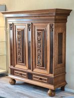 Sfeervolle kast antiek hout 19e eeuw, Antiek en Kunst, Ophalen of Verzenden