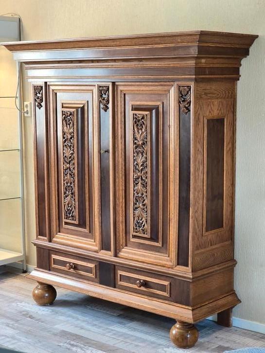 Sfeervolle kast antiek hout 19e eeuw, Antiek en Kunst, Antiek | Meubels | Kasten, Ophalen of Verzenden