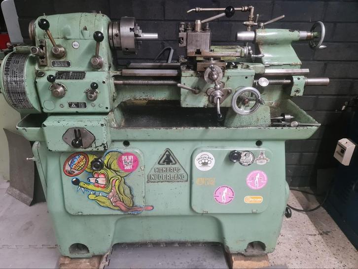 Hembrug AI Draaibank - Zeer Goede Staat, Doe-het-zelf en Verbouw, Draaibanken, Zo goed als nieuw, Metaaldraaibank, Minder dan 500 mm