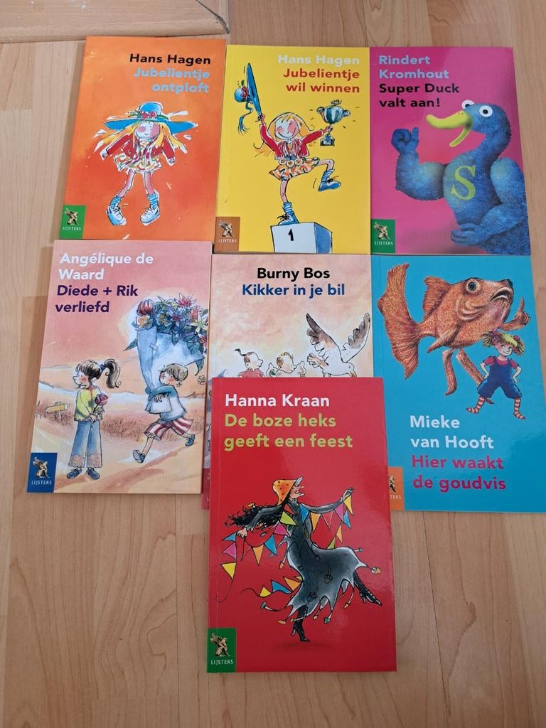 11 lijsters kinderboeken, Boeken, Ophalen of Verzenden, Zo goed als nieuw, Diverse auteurs, Fictie algemeen
