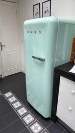 Retro Smeg Koelkast - Mintgroen, Ophalen, Gebruikt, 200 liter of meer, 60 cm of meer
