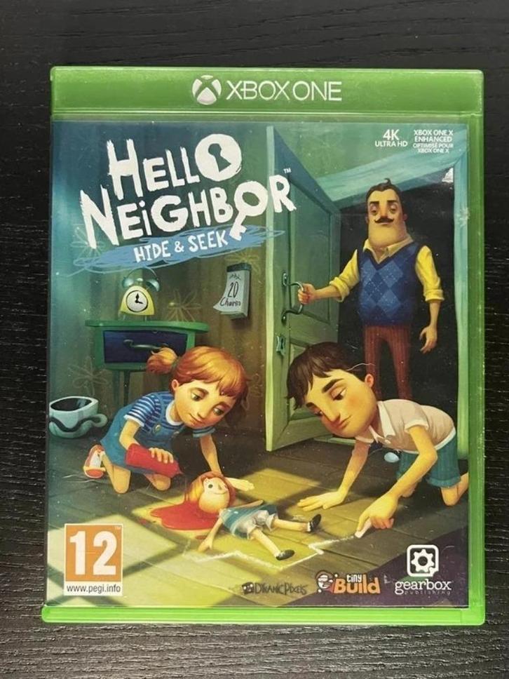 Hello Neighbor Hide and Seek Xbox One PAL game, Spelcomputers en Games, Games | Xbox One, Zo goed als nieuw, Avontuur en Actie