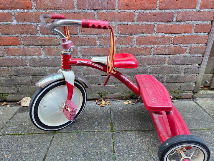 Antieke Radio Flyer Driewieler, Kinderen en Baby's, Speelgoed | Buiten | Voertuigen en Loopfietsen, Ophalen