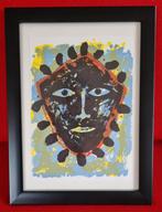 Jef Diederen(1920-2009) "Gezicht'  abstract expressief, Antiek en Kunst, Ophalen of Verzenden