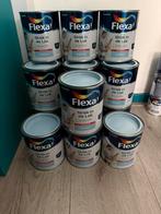 Flexa grijsblauw 0,75L, Ophalen, Zo goed als nieuw, Wit