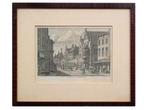 gravure 't West-Indische Huis te Middelburg, Ophalen of Verzenden