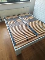 Tweepersoonsbed 160 x 200, Huis en Inrichting, Slaapkamer | Bedden, Ophalen, Wit, Tweepersoons, Zo goed als nieuw