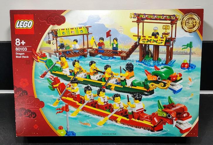 LEGO set 80103 – Dragon Boat Race – Nieuw in doos!, Kinderen en Baby's, Speelgoed | Duplo en Lego, Nieuw, Lego, Complete set, Ophalen of Verzenden