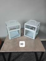 2 leuke windlichten riviera maison, Ophalen of Verzenden, Zo goed als nieuw, Overige materialen, Minder dan 25 cm