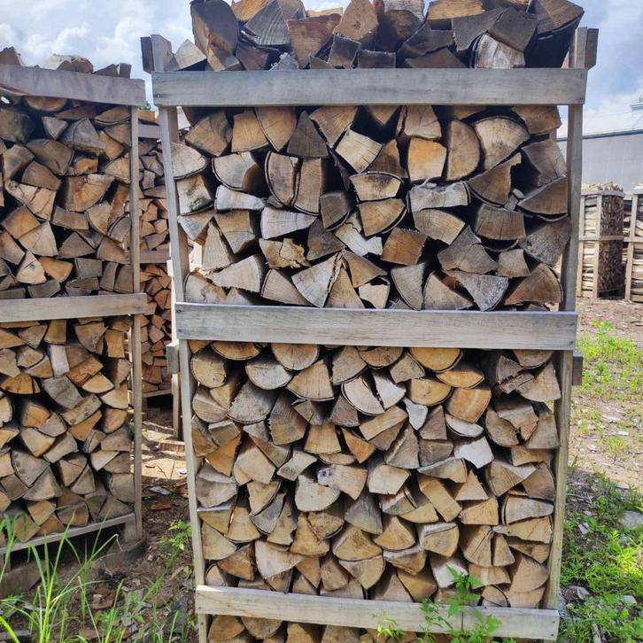 Topkwaliteit Beuken 1,8 kuubs Jumbokrat ! 380,-, Tuin en Terras, Haardhout, Beukenhout, Ophalen