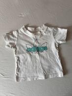 Adidas tshirt wit unisex 0-3 maanden, Ophalen of Verzenden, Zo goed als nieuw, Jongetje of Meisje, Shirtje of Longsleeve