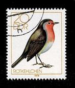 postzegel 2058 DDR vogels Roodborstje, Ophalen of Verzenden, DDR, Gestempeld