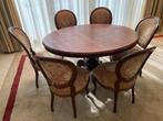 Antieke tafel met 6 stoelen, Ophalen