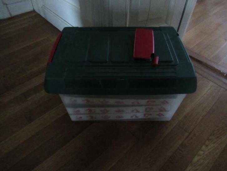 Sunware Nesta OPBERGBOX 60 L voor oa kerstballen, Diversen, Kerst, Gebruikt, Ophalen