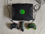 Microsoft - XBOX Classic compleet, Ophalen, Gebruikt, Met 2 controllers, Met games