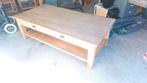 Teak houten saloontafel, Gebruikt, Koloniaal, Teakhout, 150 tot 200 cm