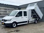 Volkswagen Crafter 35 2.0 TDI L4 DC 3000kg trekgewicht Kippe, Auto's, Bestelauto's, Voorwielaandrijving, Start-stop-systeem, Gebruikt