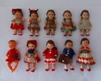 Vintage 5 poppetjes ARI Germany poppenhuis, Ophalen of Verzenden