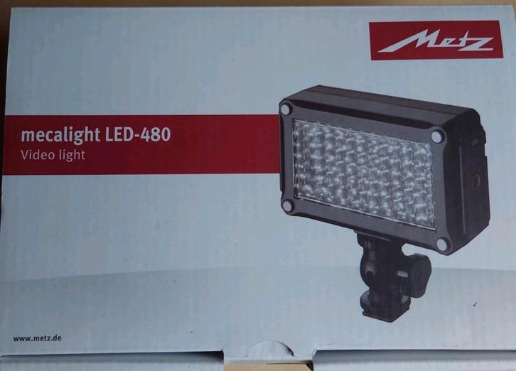 Metz Mecalight LED-480 Video Light  zgan, Audio, Tv en Foto, Fotografie | Fotostudio en Toebehoren, Zo goed als nieuw, Lamp of Flitsset
