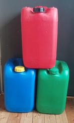 Jerrycans 25L, Minder dan 75 liter, Ophalen of Verzenden, Zo goed als nieuw, Kunststof
