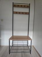 Kapstok met schoenenrek, Huis en Inrichting, Woonaccessoires | Kapstokken, Ophalen, Zo goed als nieuw, Metaal, Staande kapstok