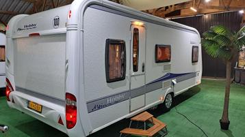 Hobby De Luxe 560 KMFE voortent/mover/aflbeurt beschikbaar voor biedingen