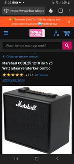Marshall Code 25 Gitaarversterker Combo, Ophalen of Verzenden, Zo goed als nieuw, Minder dan 50 watt