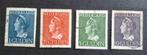 Nederland 1946 nvph nr 346-349 Koningin Wilhelmina, Postzegels en Munten, Ophalen of Verzenden, Gestempeld