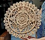 Houtsnijwerk wanddecoratie hanger Bali hout mandala nieuw, Huis en Inrichting, Woonaccessoires | Wanddecoraties, Ophalen of Verzenden