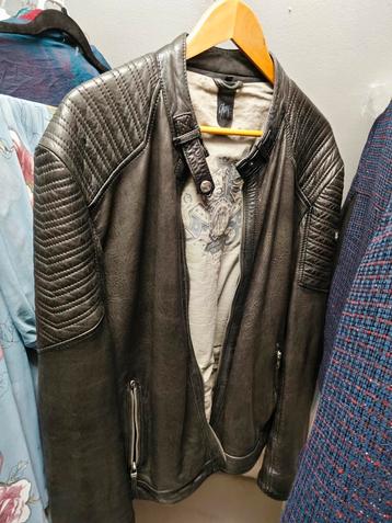 Leren biker jacket merk Gipsy xxl zwart beschikbaar voor biedingen
