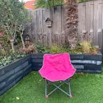 Coleman Inklapbare Roze Stoel, Tuin en Terras, Tuinstoelen, Ophalen, Zo goed als nieuw, Metaal, Inklapbaar