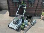 Ego LM1900E-SP + HT5100E, Tuin en Terras, Grasmaaiers, Cirkelmaaier, Ophalen, Gebruikt