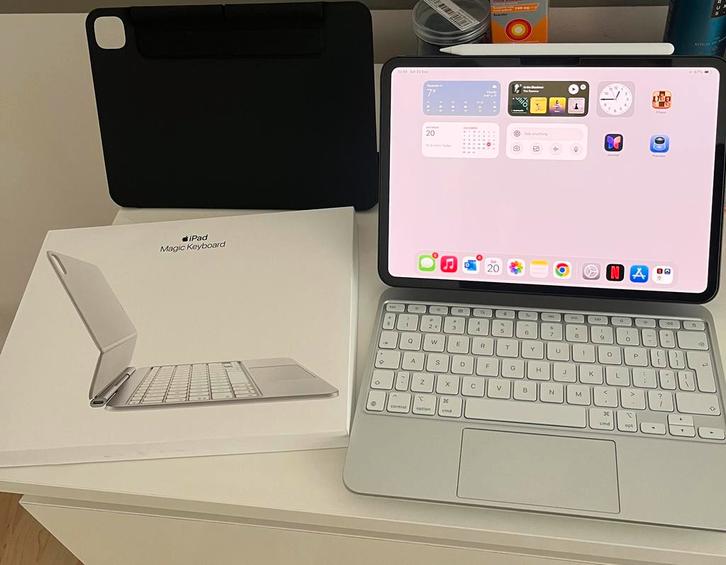 iPad Pro M4 11-inch 512GB Complete Set, Computers en Software, Apple iPads, Zo goed als nieuw, Apple iPad, 11 inch, 512 GB, Zwart