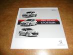 brochure Peugeot Sportium modellen 2010, Nieuw, Peugeot, Ophalen of Verzenden