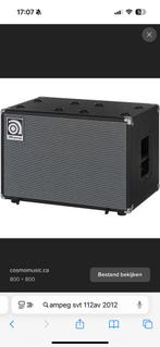 Ampeg SVT-112AV 300-Watt RMS, Muziek en Instrumenten, Versterkers | Bas en Gitaar, Ophalen, Gebruikt, Basgitaar, 100 watt of meer