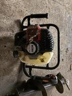 Borg Grondboor GB 1900 + 3 Boren - 52cc, Tuin en Terras, Ophalen of Verzenden, Gebruikt, Grondboor