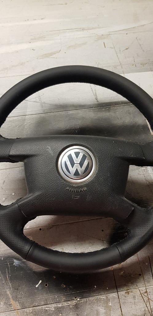VW T5 stuur met leer bekleed, Auto-onderdelen, Interieur en Bekleding, Volkswagen, Gereviseerd, Ophalen