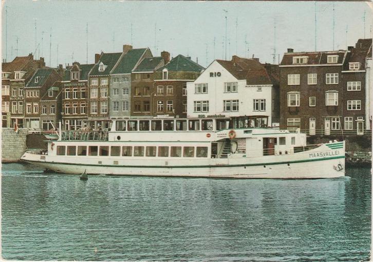 MAASTRICHT MPS Maasvallei Rederij Stiphout, Verzamelen, Ansichtkaarten | Nederland, Gelopen, Limburg, 1980 tot heden, Verzenden