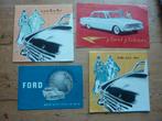 Ford USA folders 1950s 4 stuks, Ford, Ophalen of Verzenden, Gelezen, Ford NL