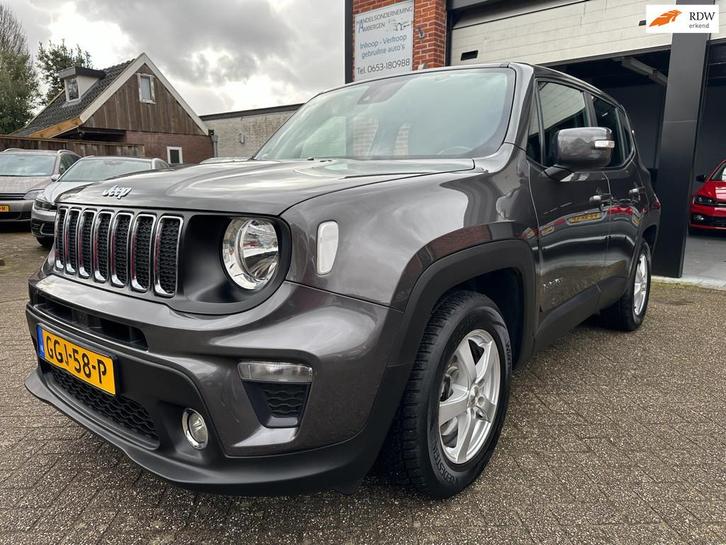 Jeep RENEGADE 1.3T DDCT Limited AUTOMAAT-CLIMA-CRUISE-TREKHA, Auto's, Jeep, Bedrijf, Te koop, Renegade, ABS, Adaptive Cruise Control