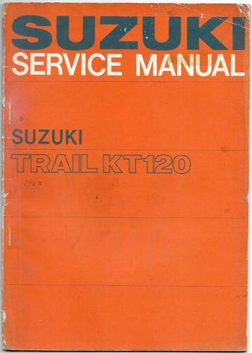 Suzuki KT120 Service Manual Trail (7285z) beschikbaar voor biedingen