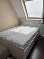 Bed IDANÄS Ikea, Huis en Inrichting, Slaapkamer | Bedden, Ophalen, Wit, 140 cm, Zo goed als nieuw