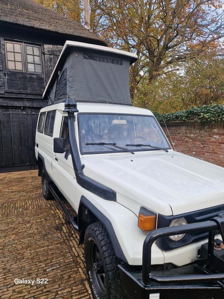 Toyota landcruiser troopy PZJ75 1992 Wit, Auto's, Toyota, Particulier, Diesel, Geïmporteerd, Wit, Ophalen