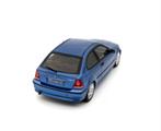 BMW E46 318 TI COMPAC BLAUW 2002 schaal 1/18 OTTO OT462, Hobby en Vrije tijd, Modelauto's | 1:18, Verzenden, Nieuw, Auto, OttOMobile